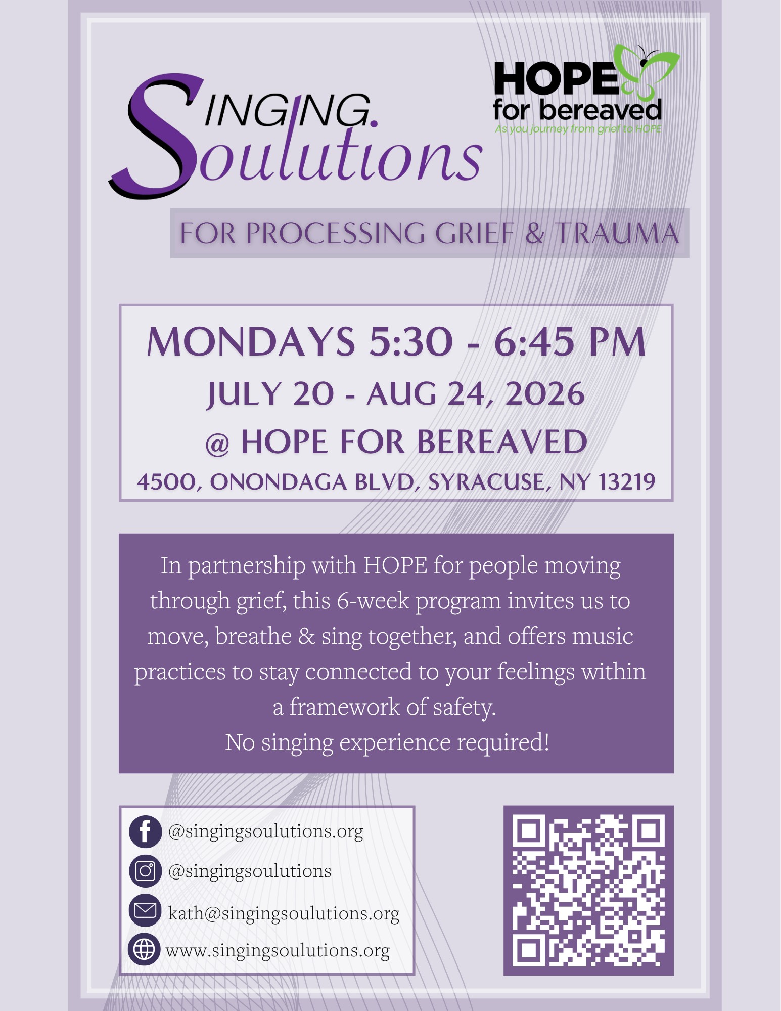 summer singing programs